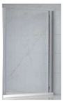 Mampara de ducha sin perfiles en todos sus lados, presentan las siguientes características:
Altura de 195 cm con tratamiento especial antical TEKA CLEAN.  Con puertas correderas y perfiles de aluminio en todos sus lados.
El cristal es transparente de 6mm de espesor, es de seguridad.
El tipo de cierre es con junta de goma. Asa cromada.
Marco de “U” de pared de aluminio de alto brillo.
Dispone de rodamientos superior e inferior doble tándem.