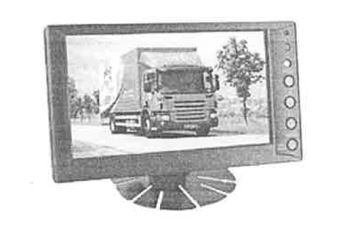 Monitor LCD con unas dimensiones aproximadas de 215 x 115 x 29 mm que presenta como características técnicas principales:
Diagonal de pantalla 7 pulgadas; ratio de aspecto 16:09; resolución 1024 x 600 pixeles; brillo 500 cd/m2; una entrada de alta definición (AHD), con una interface opcional sería posible conectarlo a equipos tipo PC utilizando los adaptadores correspondientes. 
Se presenta embalado individualmente.
Según declaración del solicitante este monitor formara parte de un sistema formado por cámaras, caja procesadora, teclado etc. de monitorización 360 grados, del que el resto de los componentes se presentarán de forma independiente.