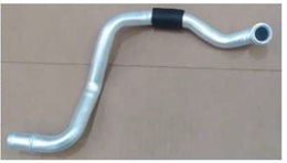 Piezas de aluminio para climatizador automático de vehículo.
Se trata de manufacturas de aluminio aleado “A3003-O” extruidas en caliente y moldeadas por fuerza mecánica. Tienen unos 16/12 mm de diámetro externo, 1/1.2 mm de grosor, y un peso por producto de 100g aproximadamente.
Según declaración del solicitante las piezas no son de sección transversal constante. 
Se presentan en cajas de cartón de 40 a 60 unidades/caja, envueltas en una bolsa de plástico y en 20 cajas/pallet.
Según declaración del solicitante estas manufacturas se utilizan como conductos para el sistema de aire acondicionado, se conectan al HVAC con el sistema de refrigeración principal del automóvil y por las cuales circula líquido refrigerante del propio coche.