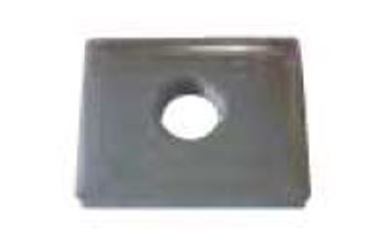 Tuerca de acero cincado de perfil rectangular, dimensiones de 30 x 24 x 4 mm, con un orificio central roscado, diámetros de 8 a 10 mm, y métricas M8 o M10.
Se presenta para su venta en cajas que contienen 100 unidades.
Según declaración del solicitante está diseñada para instalarse a presión en las paredes interiores de guías para la instalación de accesorios en las mismas por medio de espárragos, varillas, tornillos, etc.