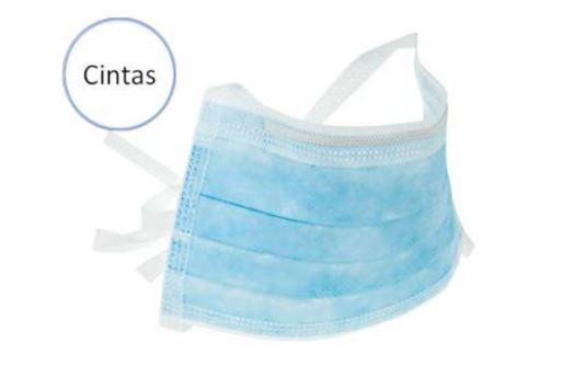 Según declaración del interesado se trata de mascarilla quirúrgica confeccionada con tela sin tejer de fibras sintéticas (polipropileno, tres capas) de un solo uso, de forma rectangular, color azul, con tres pliegues que provocan un mejor acople anatómico. Con tira moldeable en la parte superior para una mejor sujeción nasal y cintas a la cabeza. Dispone de cuatro cintas suaves para atado en la parte posterior de la cabeza. Desechable.
Se utiliza para protección respiratoria. Está destinada a usarse para protección de uso general contra riesgos menores.
Primera capa: Polipropileno (PP)con una densidad de 25 grs/m3.
Segunda capa: Meltblown con una densidad de 25 grs/m3.
Tercera capa: Polipropileno (PP) con una densidad de 25 grs/m3.
Se presenta en cajas dispensadoras de 50 unidades para su venta al por menor y tiene unas medidas de 17,5 x 9,5cm.
El interesado declara que cumple la norma EN14683.