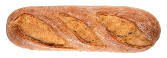 Descripción física: Pan con harina de trigo y centeno, de forma rectangular. Pan de pueblo 800g que se presenta congelado. Contenido de azúcares y materias grasas calculados sobre la materia seca inferiores al 5%. Se presenta en bolsa dentro de una caja de cartón con 47 unidades.
Función o uso: Concebido para uso alimentario.