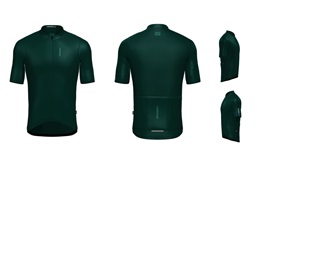 Maillot de manga corta, no de punto, confeccionado en fibras sintéticas. Es Ligero, transpirable, cómodo y eficiente. El patrón es de hombre, pero puede ser perfectamente unisex.
Se utiliza para la práctica del ciclismo. Es una prenda ligera y con forma anatómica que se ajusta perfectamente al cuerpo del deportista y así aumentar tanto el confort como la aerodinámica sobre la bicicleta.
Esta confeccionado en fibras sintéticas (85% poliamida, 15% de elastano).