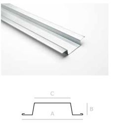 Perfil de acero sin alear galvanizado en forma de Omega.
Este producto parte de una bobina de acero laminado plano y se les da forma en frío mediante rodillos.
Se presenta en distintas dimensiones 70/30 y 80 mm de ancho y una longitud 3.000 mm. Espesor 0,55 mm y peso entre 0,55 y 0,45 kg/m. 
Según indica el solicitante, el producto no se somete a ninguna operación adicional después de la importación.
Según indica el solicitante, estos perfiles se utilizan para el montaje de trasdosados con placa de yeso laminado, se atornillan a la pared existente y sobre esta se atornillan las placas de yeso laminado.