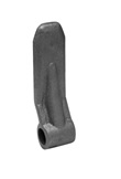 Parte hembra (móvil) de una bisagra que dispone de un agujero con un diámetro de 20 mm y cuyas dimensiones restantes son las siguientes:

	Longitud: 156 mm
	Anchura: 40 mm
Se utiliza en vehículos no automóviles (remolques) como bisagra de la puerta lateral del remolque.
Composición: Acero.