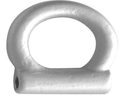 Artículo de uso general consistente en una anilla realizada en acero cincado. Las medidas son de 48x45mm.
Se utiliza en vehículos no automóviles (remolques) para tensar las cinchas de amarre.
Acero cincado.