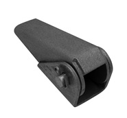 Artículo de uso general consistente en una bisagra realizada en chapa de acero. Tiene una longitud de 126 mm y una anchura de 45 mm en un extremo y de 38 mm en el otro extremo.
Se utiliza en vehículos no automóviles (remolques) para sujetar el portalón lateral.
Composición:  Acero.
