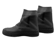 Funda protectora de plástico (PET) silicona para zapatos, diseñadas para colocarse sobre el calzado existente. Cubren completamente el zapato y el tobillo. En la parte inferior cuenta con una suela antideslizante con textura de relieve para mejorar el agarre al caminar.
Antideslizante, impermeable, elástico, ultraligero, reutilizable, color rosa y negro.
Rango de tallas: 36-41.
Peso: 330 gramos.
Función o uso: Indicado para proteger el calzado.