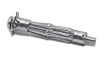 Se trata de un anclaje metálico expansible con tornillo. Está formado por un tornillo roscado con cabeza redonda con ranura, de acero al carbono, cincado en blanco y una camisa, también de acero al carbono, cincada en blanco. 
El artículo se presenta en diferentes medidas, que van desde 4x32 mm hasta 6x80 mm y, en envases de 50 hasta 200 piezas.
Según declaración del solicitante, el artículo está especialmente indicado para fijar artículos a una superficie como placas de cartón yeso, madera contrachapada y elementos huecos.