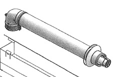 Surtido para la conducción de gases y admisión de aire de tipo coaxial formado por:
1)	Un artículo tubular compuesto por un tubo interior de aluminio de 60 mm de diámetro y un mm de grosor encargado de la contención y evacuación de los productos de la combustión, proporcionando la resistencia necesaria a la corrosión y a temperaturas continuas de hasta 200°C. Y por un tubo exterior de chapa de acero aluminizado, con recubrimiento de epoxi blanco, de 100 mm de diámetro y 0,5 mm de grosor. Su función es la canalización del aire comburente hacia la caldera y servir de protección estructural.
2)	Accesorios de montaje y estanqueidad: codo de 90° con toma de muestras, juntas de estanqueidad de silicona (bilabiales) y EPDM, abrazaderas de acero, embellecedores de muro (rosetas) de TPE y tornillería de fijación.
Se presenta en forma de surtido (kit) acondicionado para su venta al por menor.
Función o uso: Según declaración del solicitante se utiliza para la evacuación segura de gases de combustión y la aspiración de aire limpio en calderas de calefacción central. El sistema garantiza la estanqueidad mediante juntas de silicona y soporta una sobrepresión máxima de 200 Pa.