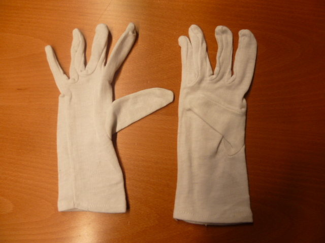 GANT A CINQ DOIGTS EN ETOFFE DE BONNETERIE DE COTON (100% COTON).