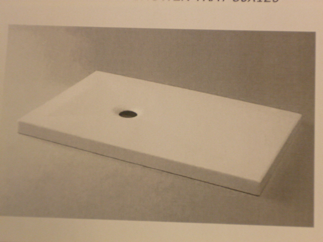 RECEVEUR DE DOUCHE EN CERAMIQUE, EXTRA PLAT, DIMENSIONS EN MM :  L 1200 – P  800 – H  70