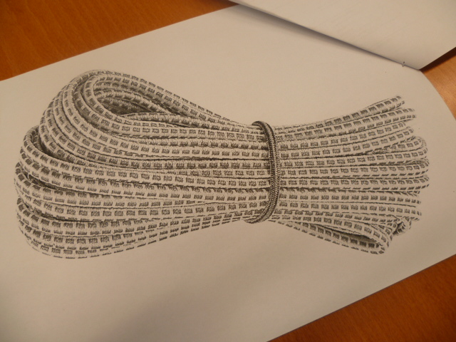 CORDE CONSTITUEE DE PLUSIEURS FILS DE CAOUTCHOUC RECOUVERTS DE MATIERE TEXTILE TRESSEE.  
LONGUEUR 20 M.   
CET ARTICLE EST UTILISE POUR FIXER UNE BACHE  DE PROTECTION.