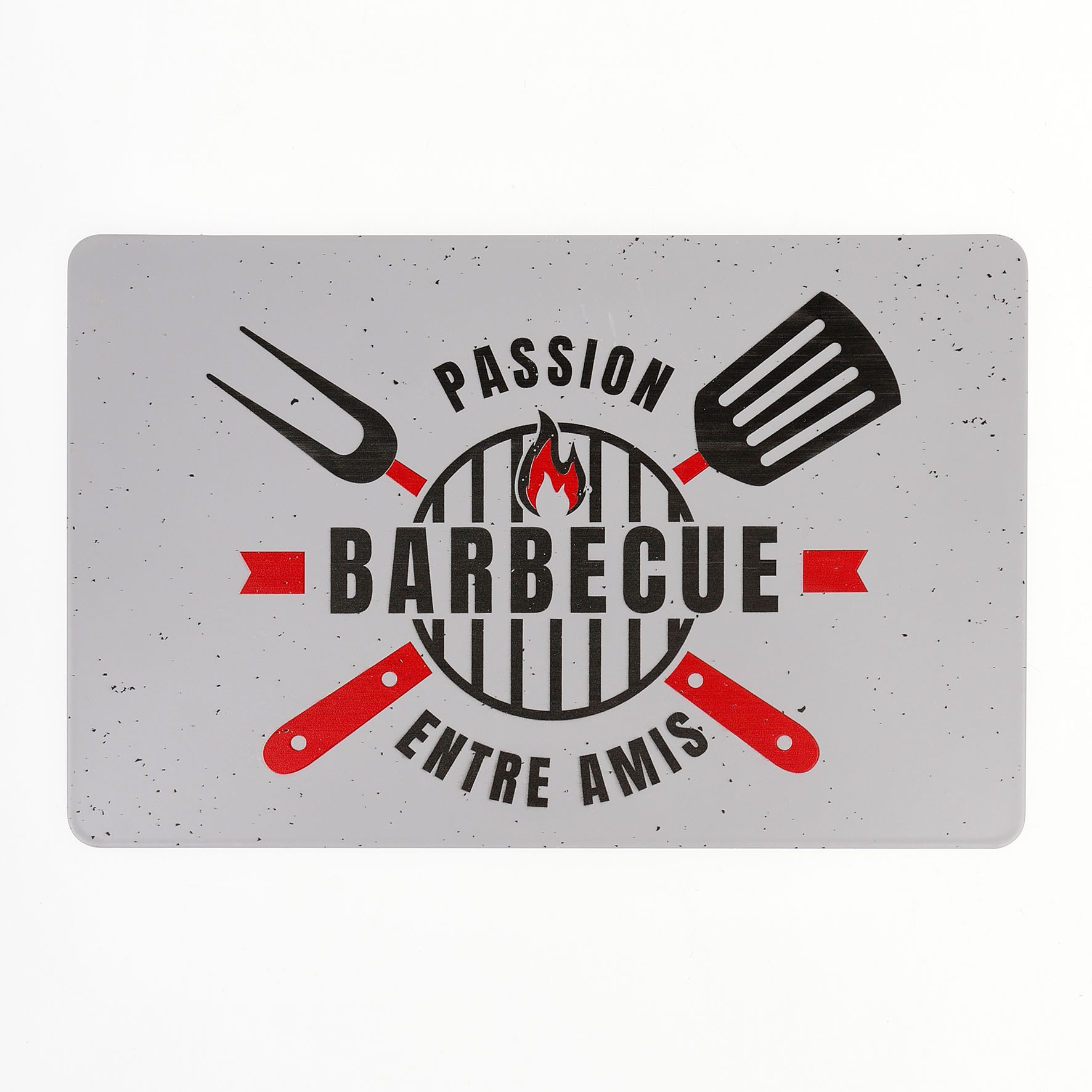Panneau décoratif en acier.
Images et textes sur le thème du barbecue.
Dimension :25x16x0.7cm