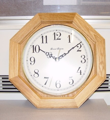 GOODS ARE ELECRICALLY OPERATED (BATTERY) DECORATIVE WALL CLOCK.  THE CLOCKS ARE HEXAGONAL SHAPED. REQUIRES 2AA BATTERIES