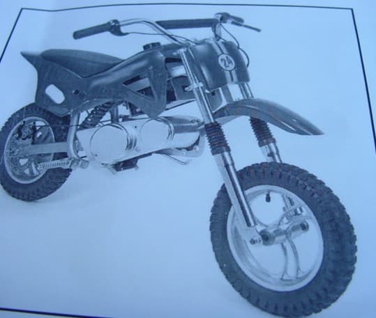 THE GOODS ARE A 24V, ELECTRIC DIRT MOTOR BIKE.  FEATURES A 200W ELECTRIC MOTOR, HIGH TENSILE STEEL FRAME, HIGH QUALITY REAR DISC BRAKE SYSTEM AND REAR SUSPENSION SYSTEM.  RUN TIME IS UP TO 50 MINUTES DEPENDING ON DRIVERS WEIGHT.  CHARGE TIME 4 HOURS AND SPEED IS UP TO 15KMH.  DIMENSIONS L1150, W240, H680 AND WEIGHT IS 16KG.  FOR AGE 10+.