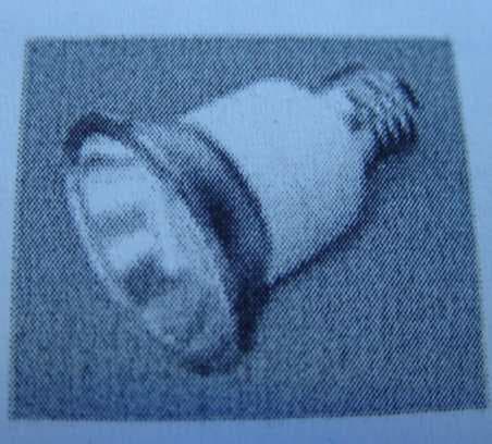 A 6 WATT COLD CATHODE ENERGY SAVING DOWNLIGHTER LAMP.  IT HAS A DIAMETER OF 63MM AND THE LENGTH IS 85MM.