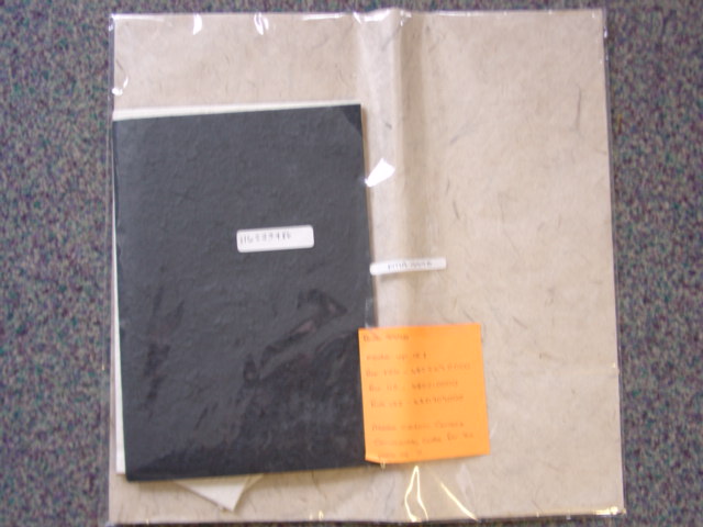 HAND MADE PAPER PRODUCTS OF RECYCLED PAPER. A CLEAR CELLOPHANE BAG CONTAINING TEN SHEETS OF PAPER MEASURING 30 X 30 CM, TWO EACH OF FIVE DIFFERENT COLOURED CARDS MEASURING 21.5  X 15 CM, FIVE DIFFERENT COLOURED LABELS MEASURING 10  X 5 CM AND FIVE DIFFERENT COLOURED LABELS MEASURING 7.5 X 4.5 CM.