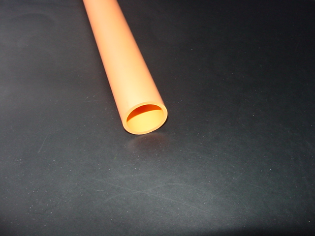 PIPE AND FITTINGS MANUFACTURED IN POST CHLORINATED POLYVINYL CHLORIDE USED TO MAKE A FIRE SPRINKLER SYSTEM BY CUTTING AND BONDING WITH SOLVENT CEMENT.  THIS THERMOPLASTIC PIPING MATERIAL  WILL NOT SUPPORT FIRE AND ONLY CHARS WHEN SUBJECTED TO FLAME.  PIPES AND FITTINGS ARE AVAILABLE IN SIZES FROM THREE QUARTERS OF AN INCH TO 3 INCH.
