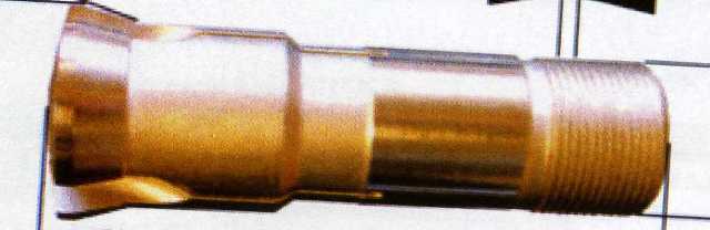 GUIDE BUSHES. USED ON SLIDING HEAD LATHES TO SUPPORT AND GUIDE THE RAW BAR MATERIAL FOR MACHINING. MADE FROM STEEL, WITH A BRAZED CARBIDE, WHICH IS PRECISION GROUND BORE FOR WEAR RESISTANCE.