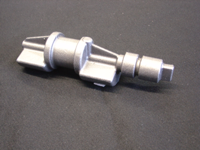 A SEMI FINISHED FORGED STEEL BALANCE SHAFT  FOR A DIESEL ENGINE. IT WILL REQUIRE TURNING, DRILLING, INDUCTION HARDENING, GRINDING AND ASSEMBLY. TRADER CONFIRMED ITEM CONTAINED 0.45 PER CENT OF CARBON.