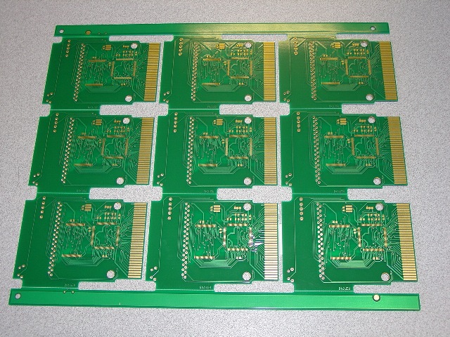 UNPOPULATED PRINTED CIRCUIT BOARDS TO BE PROCESSED THROUGH SURFACE MOUNT TO PRODUCE AN ELECTRONIC ASSEMBLY. CONSISTS ONLY OF CONDUCTOR ELEMENTS AND CONTACTS, AND IS MULTLAYERED.