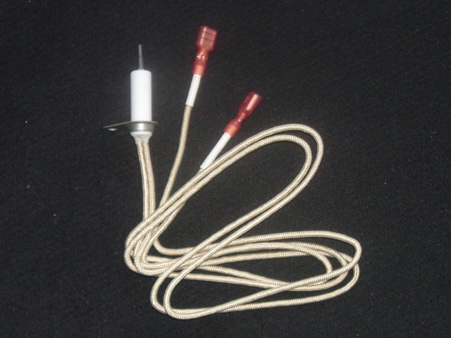 HOT SURFACE IGNITER. PART OF AN IGNITER SYSTEM FOR GAS FURNACE BURNER SYSTEMS AND FURNACE BURNER SYSTEMS FOR LIQUID FUELS. THE IGNITER IS MADE OF MULTIPLE LAYERS OF ADVANCED CERAMIC MATERIALS, MAINLY SILICON NITRIDE DOTTED WITH MOLYBDENUM DISILICIDE, HELD IN A CERAMIC BODY. OPERATING VOLTAGE 12 VOLTS +10%/-15% (10.2-13.2 VOLTS). POWER RATING 20 WATTS.