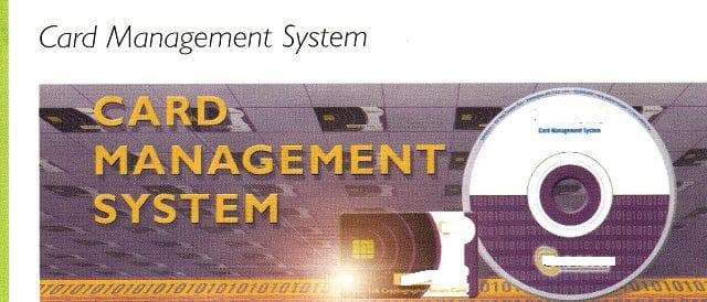 SOFTWARE. ON COMPACT DISC FOR USE WITH CARD MANAGEMENT SYSTEM OR TO PROVIDE A CARD MANAGEMENT SYSTEM.