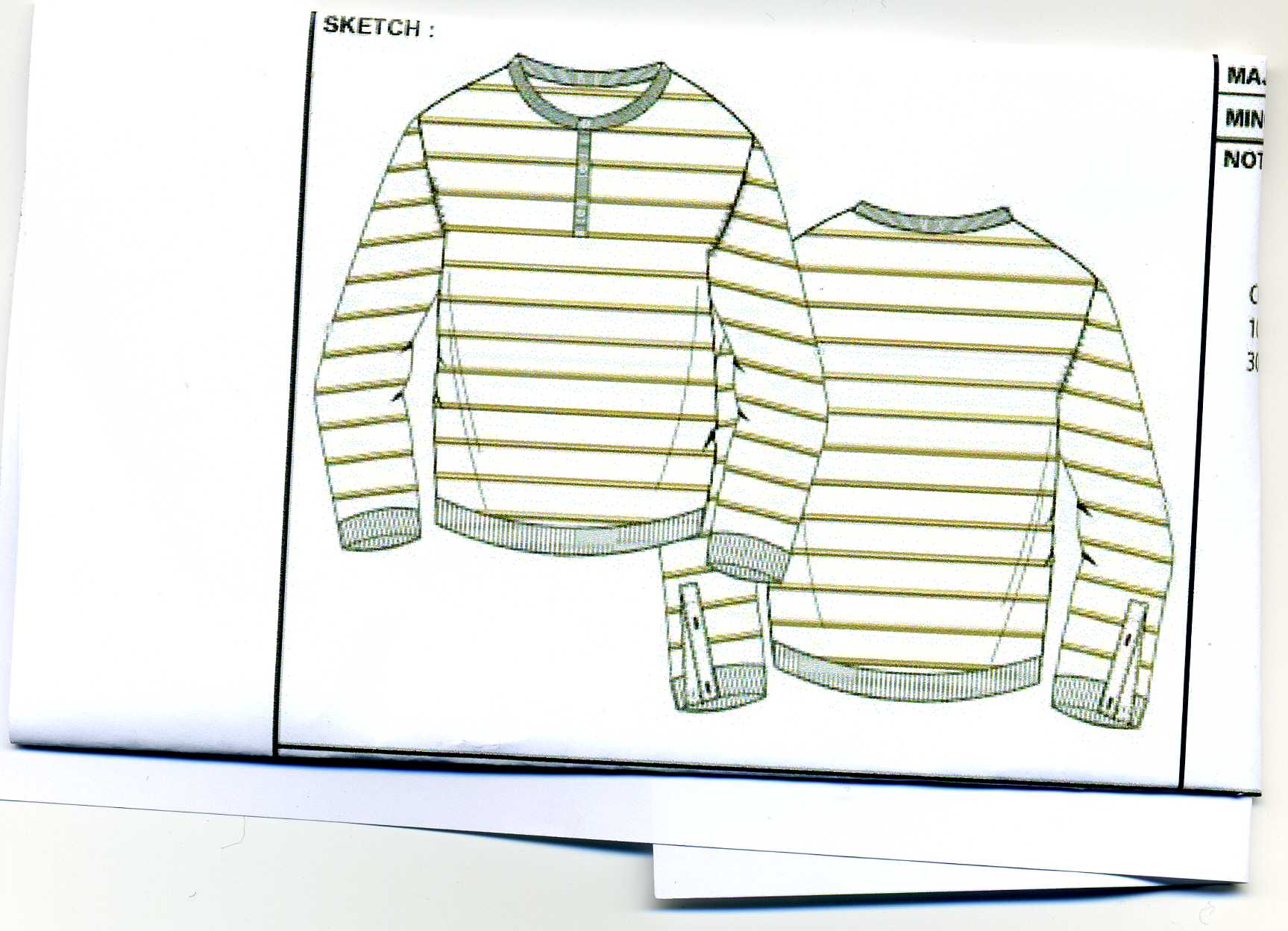 A KNITTED PULLOVER FOR MEN DESIGNED TO COVER THE UPPER PART OF THE BODY FROM THE SHOULDERS TO THE HIP. WITH PARTIAL OPENING FASTENED WITH BUTTONS LEFT OVER RIGHT. WITH ROUND NECKLINE. WITH LONG SLEEVES WHICH CAN BE ROLLED UP TO THE ELBOW AND FASTENED WITH EPPAULETS. PARTIAL OPENING AT SLEEVE ENDS WITH BUTTON FASTENING. RIBBED AT SLEEVE ENDS AND BASE OF GARMENT. 100 PER CENT COTTON.