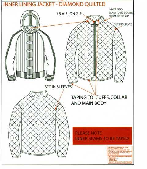 WOVEN QUILTED JACKET FOR UNISEX.  REACHING DOWN TO BELOW THE WAIST.  ROUND NECK WITH COLLAR.  COMPLETE FRONT OPENING FASTENED BY ZIP.  LONG SLEEVES.  TAPED AT SLEEVE ENDS AND AT BASE OF GARMENT.  PACKED WITH KNITTED OUTER WIND-JACKET WHICH IS CLASSIFIED SEPARATELY IN CASE 117270981