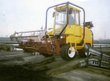 A DIESEL POWERED SAND SKIMMER WHICH IS SPECIFICALLY DESIGNED TO REMOVE APPROXIMATELY 12MM OF DIRT AND ALGAE FROM SAND FROM THE SURFACE AT A WATER TREATMENT PLANT.  SPECIFICATIONS INCLUDE:  102 IN OVERALL WIDTH, 122 IN OVERALL HEIGHT, 230 IN OVERALL LENGTH, 4 WHEELS, TWO MODE REAR WHEEL STEERING, 15MPH ROAD SPEED, 63 BHP JCB DIESEL ENGINE HORSEPOWER, 24 VOLTS ELECTRICS, 11,000 LB APPROXIMATE WEIGHT, 96 INCH CUTTING DEPTH, 16 INCH GROUND CLEARANCE AND 120 TONS PER HOUR OUTPUT OF WET SAND PER 1 INCH CUT.