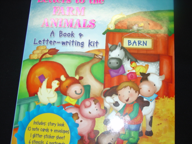 A PAPERBOARD STORAGE BOX OF NON CORRUGATED PAPERBOARD. WITH FLAP OPENING WITH VELCRO CLOSURE. PACKAGED INSIDE IS A STORY BOOK, A PEN, PENCIL, ERASER, STENCIL, PICTURE CARDS, WRITING PAPER, ENVELOPES AND STICKERS WHICH HAVE ALL BEEN CLASSIFIED SEPARATELY.