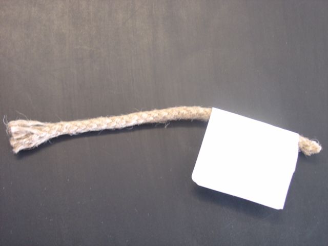 6MM PLAITED JUTE SASH CORD. DECITEX 125,000.