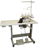 INDUSTRIAL HIGH SPEED 3,4 OR 5 THREAD OVERLOCKERS SEWING MACHINE.  PUT UP FOR RETAIL SALE .WEIGHT 35 KG. SUPPLIED WITH STAND, TABLE, MOTOR AND ACCESSORIES..SUPER HIGH-SPEED HEAVY DUTY 3 THREAD.OVERLOCKER SERGER MACHINE .Sews up to 6000 quality stitches per minute and easily controllable!. Built in automatic lubrication (self oiler).