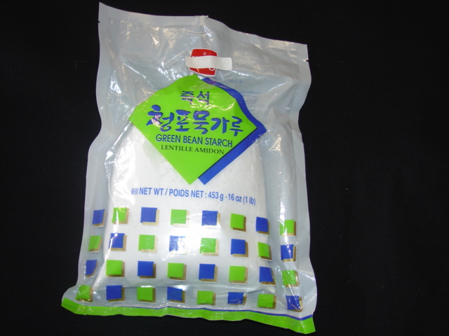 GREEN BEAN STARCH FOR EATING. PACKAGED IN 16 OZ BAGS. CAN BE USED IN RECIPES