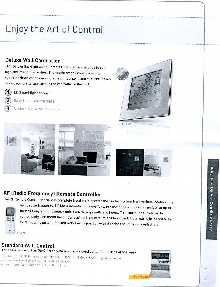 WIRED REMOTE CONTROLLER. STANDARD WALL-MOUNTED ELECTRONIC CONTROL UNIT FOR AN AIR CONDITIONING SYSTEM. ALLOWS USER TO SET TEMPERATURE AND FAN SPEED. 24 HOUR ON/OFF TIMER, IN ONE HOUR INTERVALS. WITH TEST-RUN MODE AND SELF-DIAGNOSIS FUNCTION. 3-STEP FAN SELECTION. ROOM TEMPERATURE DISPLAY. OPERATION INDICATION. THICKNESS 20 MM.