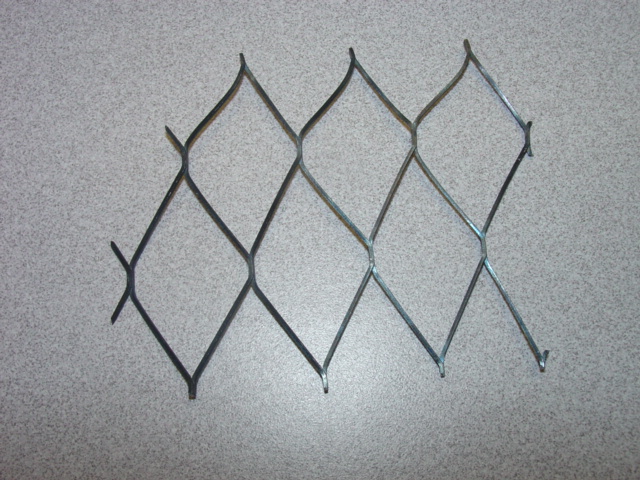 TITANIUM ANODE MESH. COATED WITH A MIXED METAL OXIDE. USED TO PREVENT RUST/PROVIDE PROTECTION OF REINFORCED CONCRETE STRUCTURES.