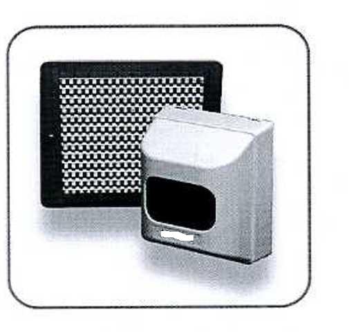 REFLECTIVE BEAM SMOKE DETECTOR. PRODUCT  CONSISTS OF AN EMITTER / RECEIVER UNIT AND REFLECTOR PLATE THAT EMPLOYS THE OBSCURATION DETECTION METHOD TO DETECT FOR THE PRESENCE OF SMOKE.