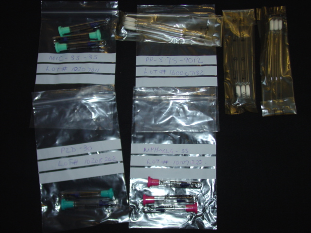 LABORATORY GLASSWARE IN THE FORM OF MICRO AND PASTEUR PIPETS. MADE FROM BOROSILICATE GLASS A FORM OF FUSED SILICA. FOR USE IN IVF LABORATORIES.
