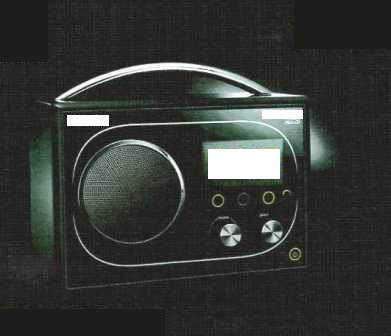 A PORTABLE DAB AND FM RADIO.  THE RADIO INTEGRATES DAB AND FM RADIO, INTERNET CONTENT (THOUSANDS OF STATIONS, PODCASTS AND 'LISTEN AGAIN' PROGRAMMES), AND MUSIC STREAMED FROM A COMPUTER.  THE RADIO HAS A LARGE GRAPHICAL DISPLAY, TOUCH SENSITIVE CONTROLS, 30 DAB AND 10 FM PRESETS, UNLIMITED INTERNET FAVOURITES VIA ITS COMPANION WEBSITE, 3.5 MM STEREO HEADPHONE SOCKET, BUILT IN ALARM AND TOUCH SENSITIVE SNOOZE FUNCTION.  CAPABLE OF OPERATING USING ITS OWN POWER WITH OPTIONAL RECHARGEABLE BATTERY PACK.  DIMENSIONS: 175 X 210 X 110 MM.