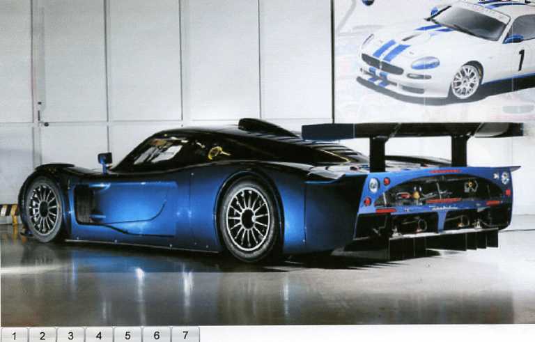 2008 MASERATI MC12C CORSA. 2 DOOR RACING COUPE. CHASSIS NO: ZAMDF44B000033561. L/HAND, REAR-WHEEL DRIVE. 6 LITRE V12 ENGINE, PRODUCING 555 KW (744 HP) AT 8,000 RPM. TRANSMISSION: MASERATI CAMBIOCORSA SEMI-AUTOMATIC TRANSMISSION. LENGTH: 5,143 MM (202.5 INCHES). WIDTH: 2,096 MM (82.5 INCHES). HEIGHT: 1,205 MM (47.4 INCHES). WHEELBASE: 2,800 MM (110.2 INCHES). LIVERY:  ELECTRIC 'VICTORY' BLUE, WITH RED SUEDE INTERIOR. ADAPTED FOR STREET USE, WITH AN OPTIONAL PASSENGER SEAT, ADJUSTABLE SUSPENSION TO INCREASE HEIGHT OF THE CAR OFF THE ROAD, AND MUFFLER SILENCERS (92DB).