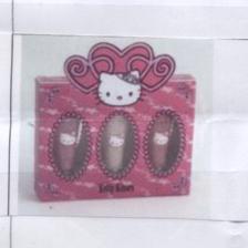 LIP GLOSS. CONTAINED IN A PLASTIC TUBE WITH A CHARACTER ON IT. PACKAGED AS A SET OF THREE LIP GLOSSES FOR RETAIL SALE.