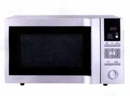 A COMBINATION MICROWAVE, GRILL AND CONVECTION OVEN.  POWER CONSUMPTION: MICROWAVE 900 WATTS; GRILL 1400 WATTS; AND CONVECTION OVEN 1950 WATTS.  FEATURES: FAN ASSISTED DOUBLE HEATING CONVECTION SYSTEM; STAINLESS STEEL CAVITY; 31 LITRE CAPACITY; CONCAVE REFLEX SYSTEM; CRISP FUNCTION FOR PIZZA; STEAM CLEANING FUNCTION; 10 POWER LEVELS; AUTO DEFROST; KITCHEN TIMER FUNCTION; AND CHILD SAFETY LOCK.  DIMENSIONS: 542 X 329 X 450 MM.  WEIGHT: 18.2 KG.