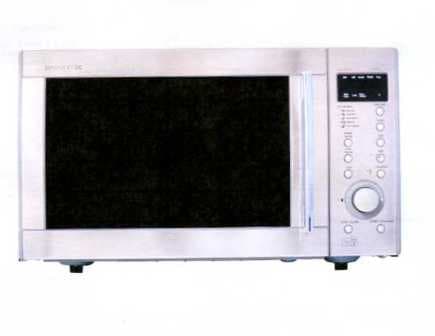 A COMBINATION MICROWAVE, GRILL AND CONVECTION OVEN.  POWER CONSUMPTION: MICROWAVE 900 WATTS; GRILL 850 WATTS; AND CONVECTION OVEN 2250 WATTS.  FEATURES: FAN ASSISTED DOUBLE HEATING CONVECTION SYSTEM; STAINLESS STEEL CAVITY; 29 LITRE CAPACITY; CONCAVE REFLEX SYSTEM; 10 POWER LEVELS; AUTO DEFROST; KITCHEN TIMER FUNCTION; AND CHILD SAFETY LOCK.  DIMENSIONS: 542 X 329 X 515 MM.  WEIGHT: 18.3 KG.