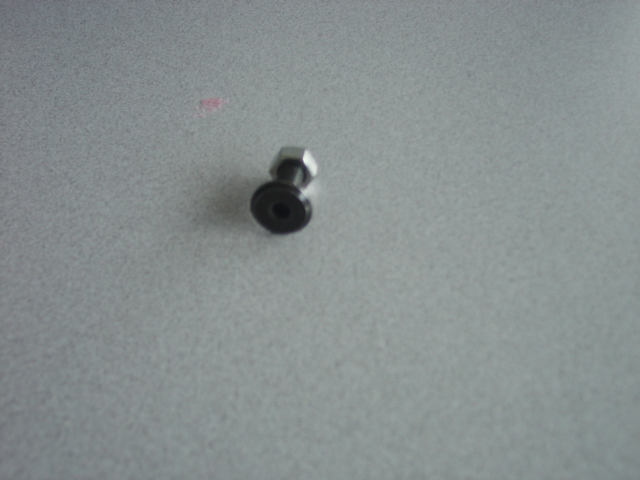 STAINLESS STEEL HEXAGON SOCKET HEAD  SCREW WITH COUNTERSUNK HEAD. SHANK THICKNESS 7MM. WITH NUT.