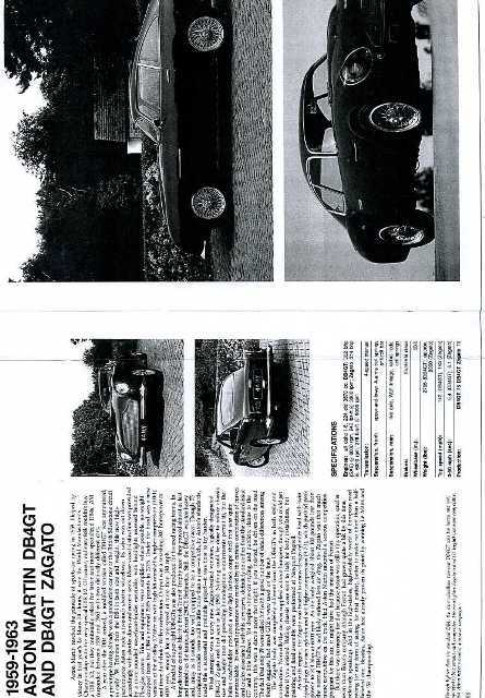 USED 1959 ASTON MARTIN DB4GT CHASSIS NO DB4/GT/006/L ENGINE NO 370/209/GT WITH A SPARK IGNITION INTERNAL COMBUSTION RECIPROCATING PISTON ENGINE (PETROL) HAVING A CYLINDER CAPACITY OF 3670CM3
