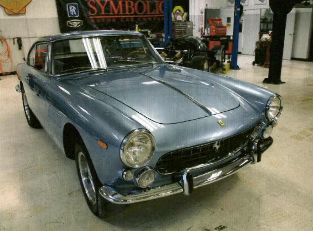 USED 1963 FERRARI 330 AMERICA CHASSIS NO: 5061 WITH A SPARK IGNITION INTERNAL COMBUSTION RECIPROCATING PISTON ENGINE (PETROL) HAVING A CYLINDER CAPACITY OF 3967CM3 BLUE IN COLOUR.