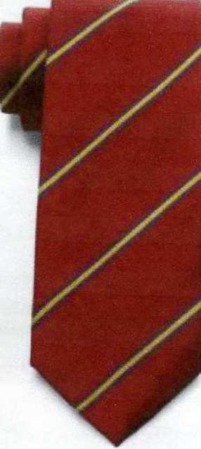 MENS WOVEN TIE. MADE FROM 100 PERCENT WOVEN SILK. WITH BLUE GLENURQUHART CHECK PATTERN.MEASUREMENTS APPROX 9CM X 145CM.HAND-MADE.