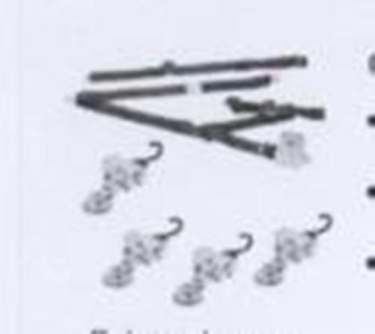 A MULTIPOINT WHEELCHAIR SAFETY SYSTEM DESIGNED TO SECURE THE WHEELCHAIR AND ITS OCCUPANT IN POSITION AT ALL TIMES DURING TRANSPORTATION. THE SYSTEM IS DESIGNED TO PROTECT THE SAFETY OF THE WHEELCHAIR PASSENGER IN THE EVENT OF ANY SUDDEN MOVEMENT (I.E. BRAKING). THE KIT IS DESIGNED SOLELY FOR WHEELCHAIR SAFETY APPLICATIONS AND ALL COMPONENTS ARE DESIGNED ONLY FOR THIS PURPOSE. THE KIT CONSISTS OF: 4 RETRACTORS, RETRACTABLE LAP AND SHOULDER BELT AND BOTTOM POCKET ASSEMBLY INCLUDED..