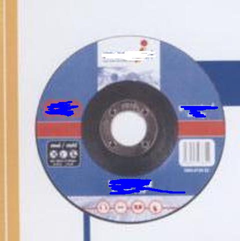 AGGLOMERATED ABRASIVE DISC.OF OTHER MATERIALS.NOT OF ARTIFICIAL ABRASIVE.MADE UP OF VARIOUS DERIVATIVES OF METALS AND COMPONENTS BOUND WITH A RESIN. FOR CUTTING.FOR WORKING METAL CIRCULAR IN SHAPE.DIAMETER 100MM. THICKNESS 3MM.BORE SIZE 16.0MM.PACKAGED IN  CARTONS OF 10 IN A CARDBOARD PRESENTATION BOX.